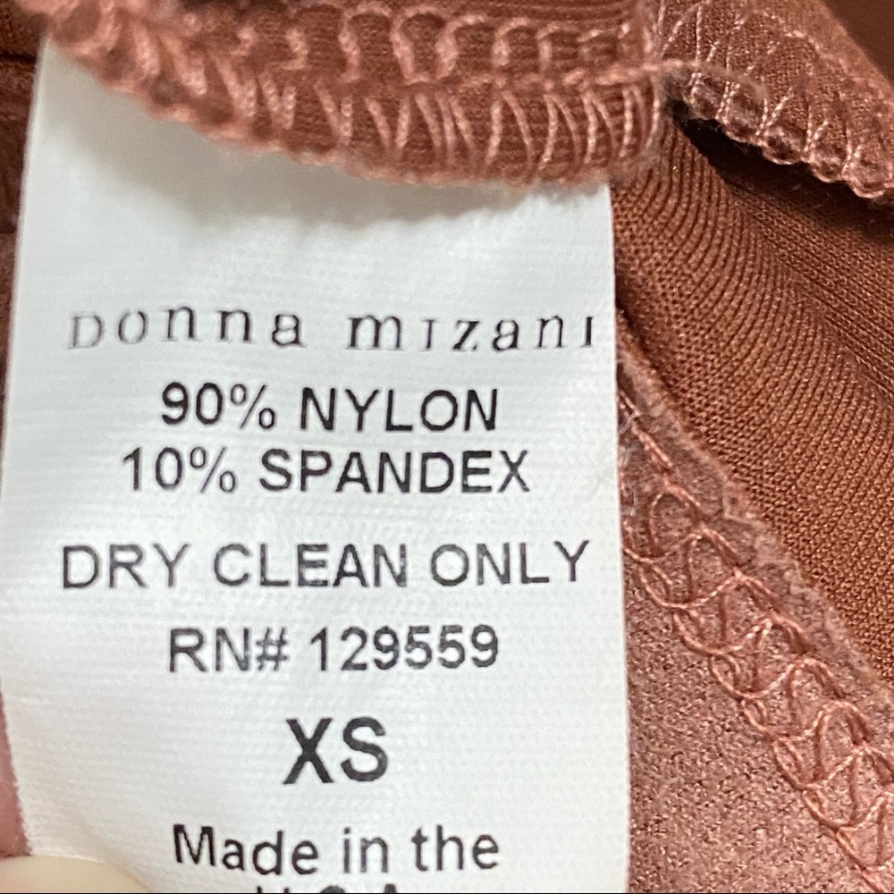 DONNA MIZANI Faux Suede Mini Dress - Picture 7 of 7